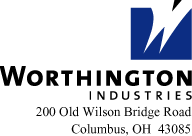 (WORTHINGTON INDUSTRIES LETTERHEAD)